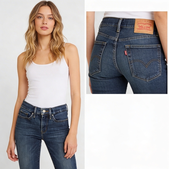 Levi's Denim - LEVIS - 314 Women's Medium Wash Denim Jeans Size 26 Waist
